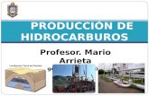 Profesor. Mario Arrieta Ingeniero de Petróleo PRODUCCIÓN DE HIDROCARBUROS.