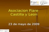 Asociacion Fiare Castilla y Leon 23 de mayo de 2009.
