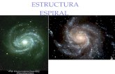 ESTRUCTURA ESPIRAL. Los brazos espirales son las regiones más azules en una galaxia espiral y contienen las estrellas más jóvenes y regiones HII. Por.