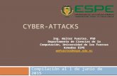 CYBER-ATTACKS Compilación al 1 de junio de 2015 Ing. Walter Fuertes, PhD Departamento de Ciencias de la Computación, Universidad de las Fuerzas Armadas.