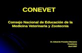 CONEVET Consejo Nacional de Educación de la Medicina Veterinaria y Zootecnia Dr. Eduardo Posadas Manzano Presidente Abril 2007.
