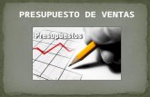 PRESUPUESTO DE VENTAS. Empresa La Fabril S.A de C.V. Presupuesto de ventas para el año 2011.