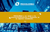 PROCOLOMBIA y el apoyo a la internacionalización y expansión de la empresa colombiana. 2015.