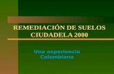 REMEDIACIÓN DE SUELOS CIUDADELA 2000 Una experiencia Colombiana.