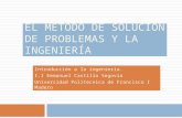 EL MÉTODO DE SOLUCIÓN DE PROBLEMAS Y LA INGENIERÍA Introducción a la ingeniería. I.I Emmanuel Castillo Segovia Universidad Politecnica de Francisco I Madero.