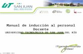 Manual de inducción al personal Docente UNIVERSIDAD TECNOLÓGICA DE SAN JUAN DEL RÍO Rev. DICIEMBRE 2014.