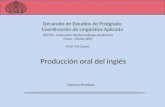 Decanato de Estudios de Postgrado Coordinación de Lingüística Aplicada ID7756 - Evaluación del Aprendizaje de Idiomas Enero - Marzo 2015 Prof. Yris Casart.