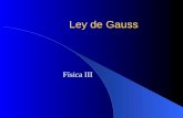 Ley de Gauss Física III Flujo el é ctrico El flujo eléctrico se representa por medio del número de líneas de campo eléctrico que penetran alguna superficie.