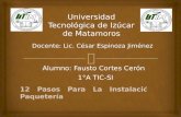 Docente: Lic. César Espinoza Jiménez Universidad Tecnológica de Izúcar de Matamoros Alumno: Fausto Cortes Cerón 1°A TIC-SI.