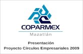 COPARMEX es… Presentación Proyecto Círculos Empresariales 2009.