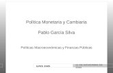 ILPES 2005 Políticas Macroeconómicas y Finanzas Públicas 11 DE NOVIEMBRE DE 2005 Política Monetaria y Cambiaria Pablo García Silva.