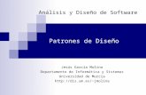 Patrones de Diseño Jesús García Molina Departamento de Informática y Sistemas Universidad de Murcia jmolina Análisis y Diseño de Software.