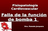 Fisiopatología Cardiovascular Falla de la función de bomba 1 Dra. Pamela Jorquera.