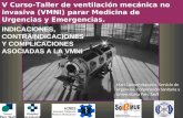 V Curso-Taller de ventilación mecánica no invasiva (VMNI) parar Medicina de Urgencias y Emergencias. Mari Carmen Navarro, Servicio de Urgencias, Corporación.