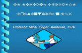 EL MERCADO BURSATIL Presentación N.5 EL MERCADO BURSATIL Presentación N.5 Profesor: MBA. Edgar Sandoval, CPA.