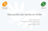 Educación del Sordo en Chile Verónica dela Paz C. Directora escuela Dr. Jorge Otte G. Juan Luis Marín Representante sordo.