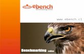 Www.ebench.cl. ¿QUE ES EBENCH? EBENCH es un portal web, que permite realizar Benchmarking en línea, accediendo a información actualizada de los productos.