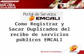 Como Registrar y Sacar Duplicados del recibo de servicios públicos EMCALI.