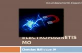 ELECTROMAGNETISMO Ciencias II/Bloque IV