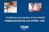 VISIBILIZACIÓN DE LAS MYPES –APC Problemas frecuentes de las MyPES.