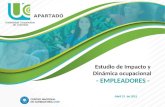 Abril 21 de 2015 Estudio de Impacto y Dinámica ocupacional - EMPLEADORES - APARTADÓ.