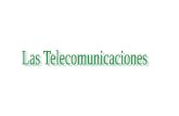 Las telecomunicaciones representan un conjunto de técnicas que permiten transmitir información a distancia La conversión de la información en ondas electromagnéticas.