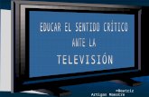 UNA VISIÓN CRÍTICA DE LA TELEVISIÓN ©Beatriz Artigas Maestre.