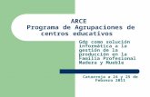 ARCE Programa de Agrupaciones de centros educativos Gdp como solución informática a la gestión de la producción en la Familia Profesional Madera y Mueble.