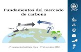 Fundamentos del mercado de carbono Presentación Instituto Mora – 17 de octubre 2012.