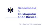 Reanimación Cardiopulmonar Básica TUM. Gabriela Villanueva Lugo.