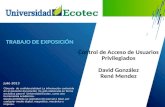 1 Cláusula de confidencialidad: La información contenida en el presente documento ha sido elaborada en forma exclusiva para el Universidad Ecotec, como.
