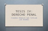 TESIS IV: DERECHO PENAL FIGURAS PENALES QUE TUTELAN LOS BIENES.