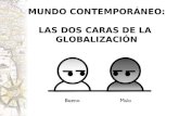 MUNDO CONTEMPORÁNEO: LAS DOS CARAS DE LA GLOBALIZACIÓN.