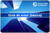 Guía de autor (básica) ESCUELA UNIVERSITARIA DE ENFERMERÍA - Investigación cualitativa.