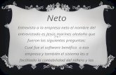 Neto Entrevista a la empresa neto el nombre del entrevistado es Jesús marines aledaña que fueron las siguientes preguntas: Cual fue el software benéfico.