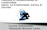 Capítulo 6. Ambientando la creatividad Libro: La Creatividad. Carlos A. Churba.