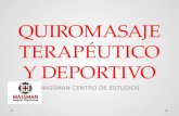 QUIROMASAJE TERAPÉUTICO Y DEPORTIVO MASSMAN CENTRO DE ESTUDIOS.