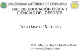 M.C. Ma. de Jesús Muñoz Daw mmunoz@uach.mx. Naranja lechuga trigo pan Substancias de los alimentos Proteínas Grasas Hidratos de Carbono Vitaminas Minerales.