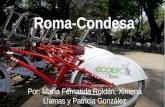 Roma-Condesa Por: María Fernanda Roldán, Ximena Llamas y Patricia González.