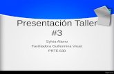 Presentación Taller #3 Sylvia Alamo Facilitadora Guillermina Viruet PRTE 630.