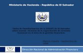 Dirección Nacional de Administración Financiera Ministerio de Hacienda - República de El Salvador Visita de Familiarización de la DINAFI de El Salvador.