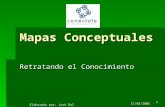 21/03/2005 Elaborado por: José Del Carmen Barrios 1 Mapas Conceptuales Retratando el Conocimiento.