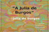 Livi González Mss. Jessie Marroquín Literatura y Cultura AP 31-04-2013 -Julia de burgos-Julia de burgos.