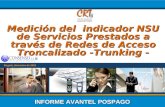 Pág. 1 Nivel de Satisfacción de los Usuarios de Servicios de Telecomunicaciones de Acceso Troncalizado Pospago -Trunking- Avantel 2007 – 2008 Medición.