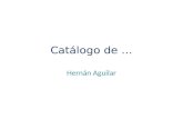 Catálogo de … Hernán Aguilar. Ciencia y tecnología.