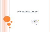 LOS MATERIALES. Materiales y materias primas. Clasificaciones de los materiales Las propiedades de los materiales. La elección de materiales. El papel,