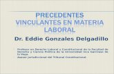 Dr. Eddie Gonzales Delgadillo  Profesor en Derecho Laboral y Constitucional de la Facultad de Derecho y Ciencia Polìtica de la Universidad Inca Garcilaso.