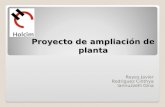 Proyecto de ampliación de planta Reyes Javier Rodriguez Cinthya Iannuzzelli Gina.