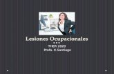 Lesiones Ocupacionales THER 2020 Profa. K.Santiago.