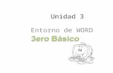 Unidad 3 Entorno de WORD. Fecha: 22 de junio de 2011 Periodo# : 2 Objetivo: Identificar a Word como un procesador de palabras para crear documentos. Tema: